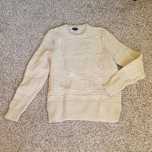 J. Crew Fisherman sweater 100% cotton size large